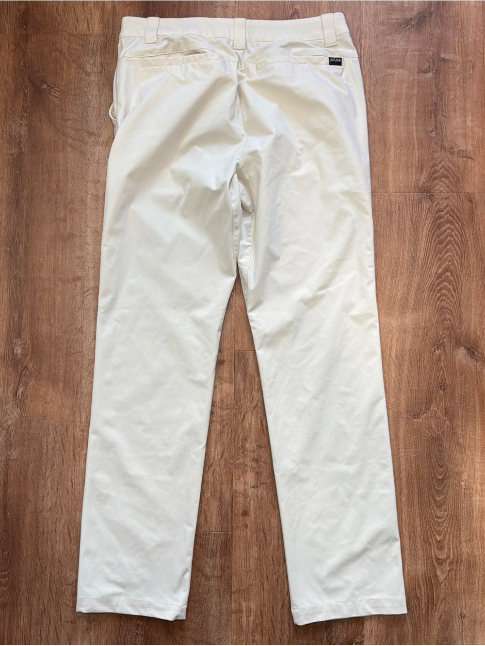 Bad Birdie Pants Men's 32x31 Cream/Tan Golf Chinos Performance Freedom Pros - Picture 8 of 11
